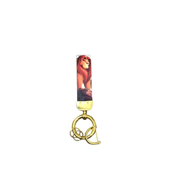 Disney The Lion King Simba Faux Leather Keychain - Picture 2 of 4